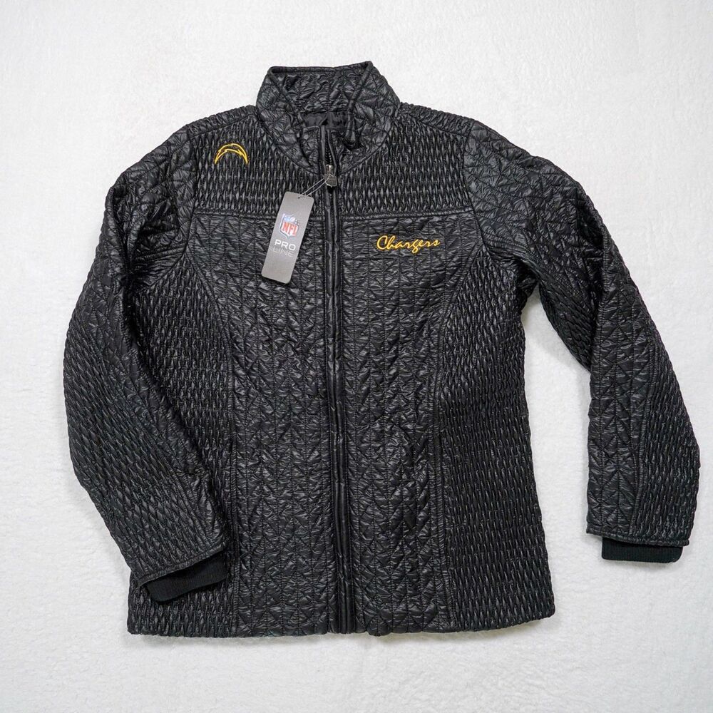 NFL Pro Line San Diego Chargers Quilted Jacket - Women's Large